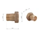 Thermo Alliance Комплект американок, что подходит для счетчика 1/2"Нх3/4"В (желт.) SD42915 - изображение 2