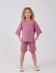 Костюм (футболка+шорты) для девочки SMIL 117514-1 Пыльная роза р.134 - изображение 1