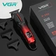 Тример для стрижки VGR V-226 Червоний 9000 RPM з LED-дисплеєм 3 насадки - изображение 3