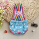 Багаторазовий підгузок для сук Derby Reusable Dog Diaper KS012-04, XXS на шлейках - зображення 2