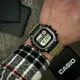 Мужские спортивные часы Casio DW-291HX-5A чёрные с зелёным - изображение 2