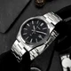 Мужские классические часы Casio MTP-VD03D-2A серебристые с синим циферблатом - изображение 8