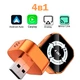 Беспроводной адаптер 4в1 CarPlay/Android Auto с AirPlay и Mirror Link Оранжевый - изображение 5