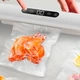 Вакууматор Электрический +10 пакетов Вакуумный упаковщик с дисплеем для продуктов с четырьмя режимами Белый - изображение 8