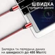 Кабель шнур провод шнурок для быстрой зарядки телефона смартфона GDragon Tech Type-C – Type-C 1м 60W 3A 480 Мбит/с для передачи данных тайпси нейлоновая оплётка Красный 10_4_1m_2 - изображение 4