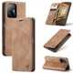Чохол-книжка CaseMe із нубуку для Xiaomi 11T/Pro Світло-коричневий - зображення 3