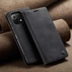 Чехол-книжка CaseMe из нубука для Xiaomi Mi 11 Lite Чёрный - изображение 2