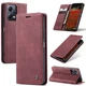 Чехол-книжка CaseMe из нубука для Xiaomi Redmi Note 12 Pro+ Plus 5G Бордовый - изображение 8
