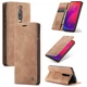 Чехол-книжка CaseMe из нубука для Xiaomi Mi 9T/Pro Светло-коричневый - изображение 4