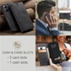 Чехол-книжка CaseMe из нубука для Xiaomi Redmi Note 12 Чёрный - изображение 3