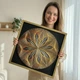 Набір для творчості та рукоділля String Art «Shining flower 50х50» EX-004 Art Millennium - изображение 7