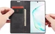 Чехол-книжка CaseMe из нубука для Samsung Galaxy Note 10 Lite Чёрный - изображение 2