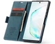 Чохол-книжка CaseMe із нубуку для Samsung Galaxy Note 10 Lite Бірюзовий - зображення 8