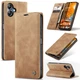Чехол-книжка CaseMe из нубука для Samsung A07 Светло-коричневый - изображение 3