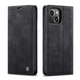 Чехол-книжка CaseMe из нубука для iPhone 15 Черный - изображение 4