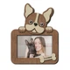 Фоторамка The Frame Depot с французским бульдогом персонализирована на 1 фото Коричневый (dog_french_bulldog_horizontal) - изображение 1