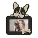 Фоторамка The Frame Depot с французским бульдогом персонализирована на 1 фото Черный (dog_french_bulldog_horizontal) - изображение 1