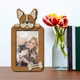 Фоторамка The Frame Depot с французским бульдогом персонализирована на 1 вертикальное фото Светло-коричневый (dog_french_bulldog_vertical) - изображение 2