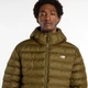 Чоловіча зелена куртка New Balance Hooded Puffer 54 (XXL) (MO53500WDL) - зображення 5