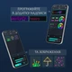 Программируемая гирлянда штора с Bluetooth управлением гирлянда с RGB-освещением 3 х 2 м (VT941) - изображение 7