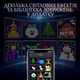 Программируемая гирлянда штора с Bluetooth управлением гирлянда с RGB-освещением 3 х 2 м (VT941) - изображение 9