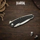 Ніж складний Karda J198 Shark black - изображение 4