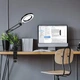 Лампа кольцевая 2в1 с линзой на струбцине с LED-подсветкой USB-питание диаметр 16 см - изображение 2