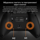 Бездротовий геймпад із зарядною станцією Ajazz GP100S 2.4G/BT/USB Switch/PC/iOS/Android RGB Black (GP100S-B) - зображення 14