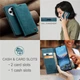Чехол-книжка CaseMe из нубука для Xiaomi Redmi 14C Бирюзовый - изображение 8