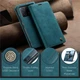 Чехол-книжка CaseMe из нубука для Xiaomi Poco X6 Pro 5G Бирюзовый - изображение 6