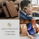 Чохол-книжка CaseMe із нубуку для Xiaomi 13T/Pro Світло-коричневий - зображення 4