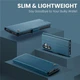 Чехол-книжка CaseMe из нубука для Samsung A05s Бирюзовый - изображение 7
