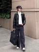 Куртка из экокожи UNIQLO на пуговицах 1159854380 (Черный XXL) - изображение 10