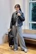 Куртка из экокожи UNIQLO на пуговицах 1159854380 (Черный XXL) - изображение 12