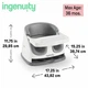 Стульчик для кормления-бустер Ingenuity Baby Base Slate, 074451115767 - изображение 2