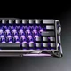 Геймерська магнітна механічна клавіатура з HOT SWAP GRAVASTAR Mercury V60 Pro, HE Magnetic Switch, 8k, RGB, 61key УКР/АНГЛ GunMetal/Чорна (GSV60PRO_XTAL_BLK) - изображение 6