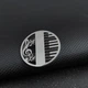 Брошь BROCHE бижутерия Музыка Скрипичный ключ с клавишами серебристая BRSF114500 - изображение 3