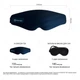 Маска для сна Xiaomi Dreamlight 4S 3D с эффектом памяти, полное затемнение, анатомическая, унисекс, черная - изображение 8