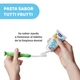 Зубна дитяча паста від нальоту та карієсу Chicco Dentifricio Toothpaste Fruit Mix зі смаком ананаса та інш.фруктів 1-5 роки - зображення 12