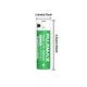 Акумуляторні батарейки 18650 PUJIMAX 7400 mWh / 2000 mAh, 3.7 V (2шт+кабель+коробка) - изображение 2