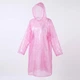 Плащ-дощовик одноразовий 120х65см розмір М Pink - изображение 1