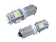Авто лампа лед 24V T8.5 BA9s SMD 2 штуки - изображение 1