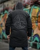 Зимова подовжена куртка Stone Island Tyson чорна | Розмір S | тр6583 - зображення 4