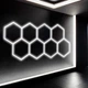 Светодиодная LED лампа HEXAGON 5 сот 235x162,8 см 280W 6500K Освещение для гаража, мастерской и дома - изображение 3