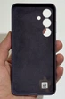 Чехол противоударный кожаный Vegan Leather Case для Samsung Galaxy S24 (S921) Dark Violet - изображение 6