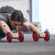 Ролики для пресу Adidas Core Rollers чорний, червоний Уні One Size - изображение 5