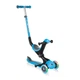 Дитячий самокат з сидінням та ручкою Globber GO UP Deluxe Lights бірюзовий (646-105) - изображение 1