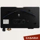 Стіл для комп'ютера з електрорегулюванням висоти Casaria 73x110x60см, чорний - зображення 8
