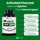 Добавка преміум-класу детокс та травний баланс Healthfare Activated Charcoal 1200mg 150 капсул - зображення 2