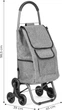 Wózek na zakupy ModernHome by Multistore potrójne koła 33 l Szary (PGJSFC022-GY) - obraz 9